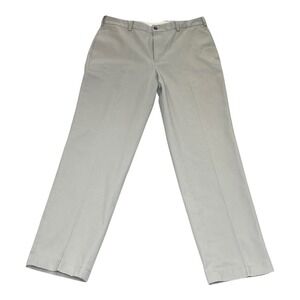 VTG NWOT Brooks Brothers 346 Advantage Chino Clark Mens Pleated Pants Tan 35x32